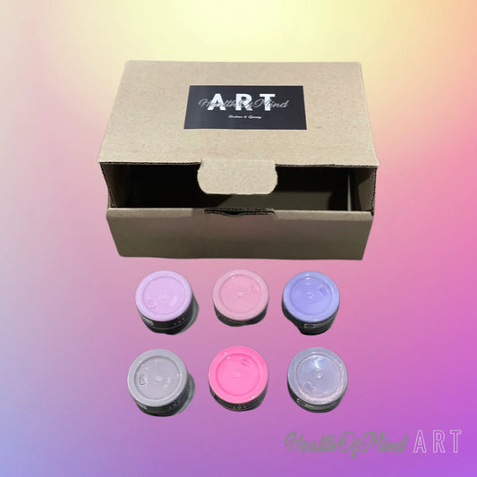 Pigment Paste - Pastel Pinks And Purples - Health Of Mind Art